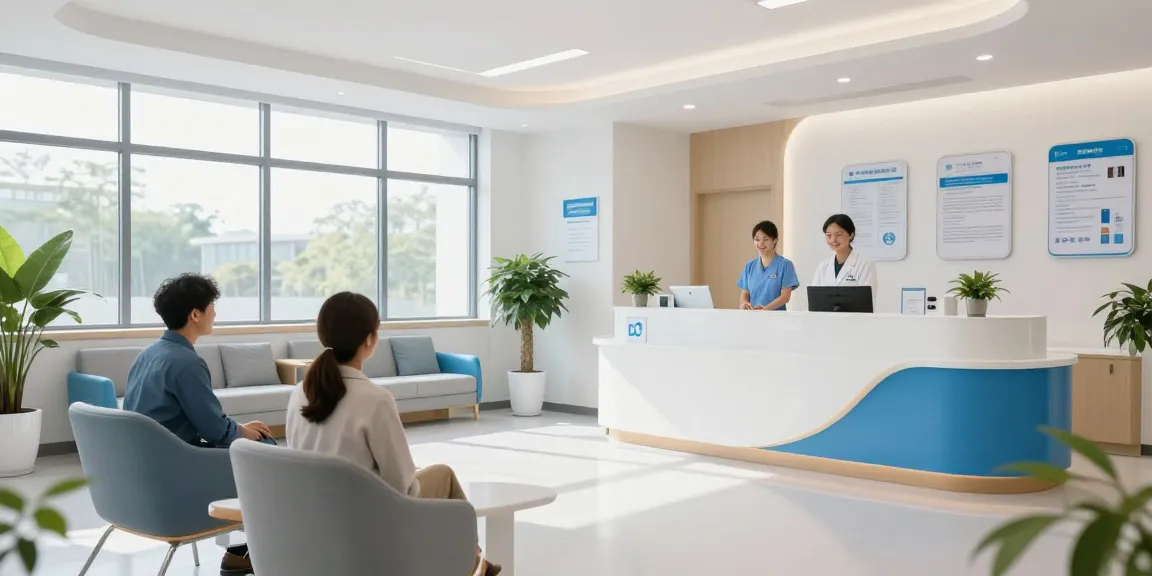 A caring psychiatric assessment environment at a modern health clinic.